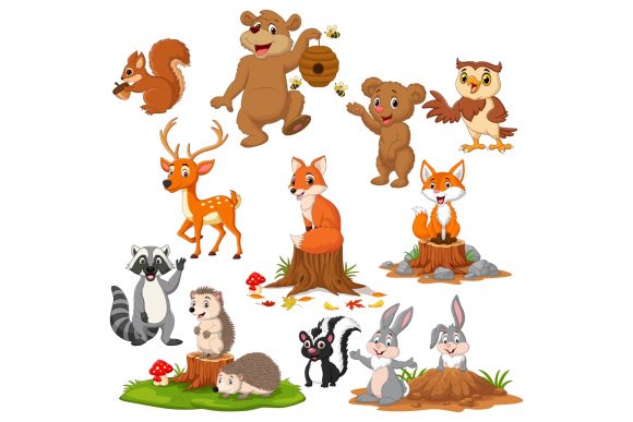 Download Autumn Forest Animal Bundle - Forest animal bundle Collection