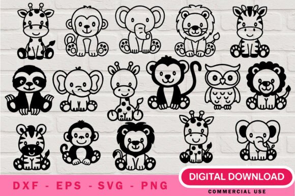 Download Jungle Animals SVG Bundle - Jungle animals Collection