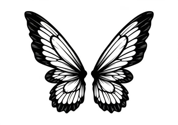 Download Black Butterfly Silhouette - Butterfly Collection