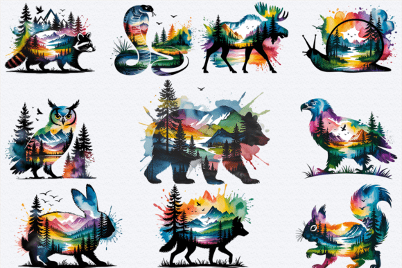 Download Wildlife Forest Animal Bundle Png Design - Wildlife Collection